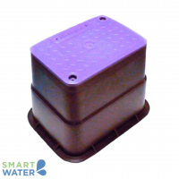 HR: Small Rectangular Lilac Valve Box (150 x 225 x 215mm)